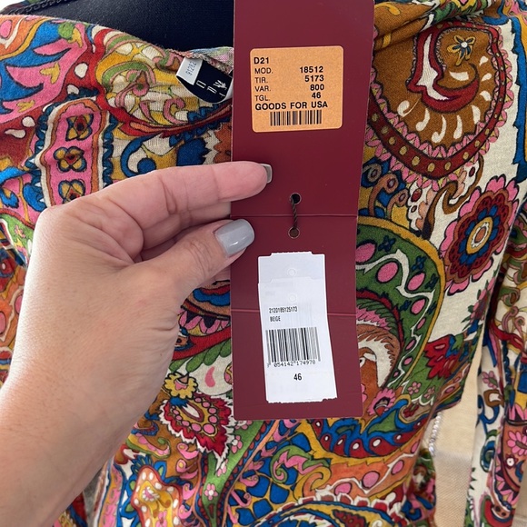 ETRO NWT size 46 top multi color - Picture 4 of 4